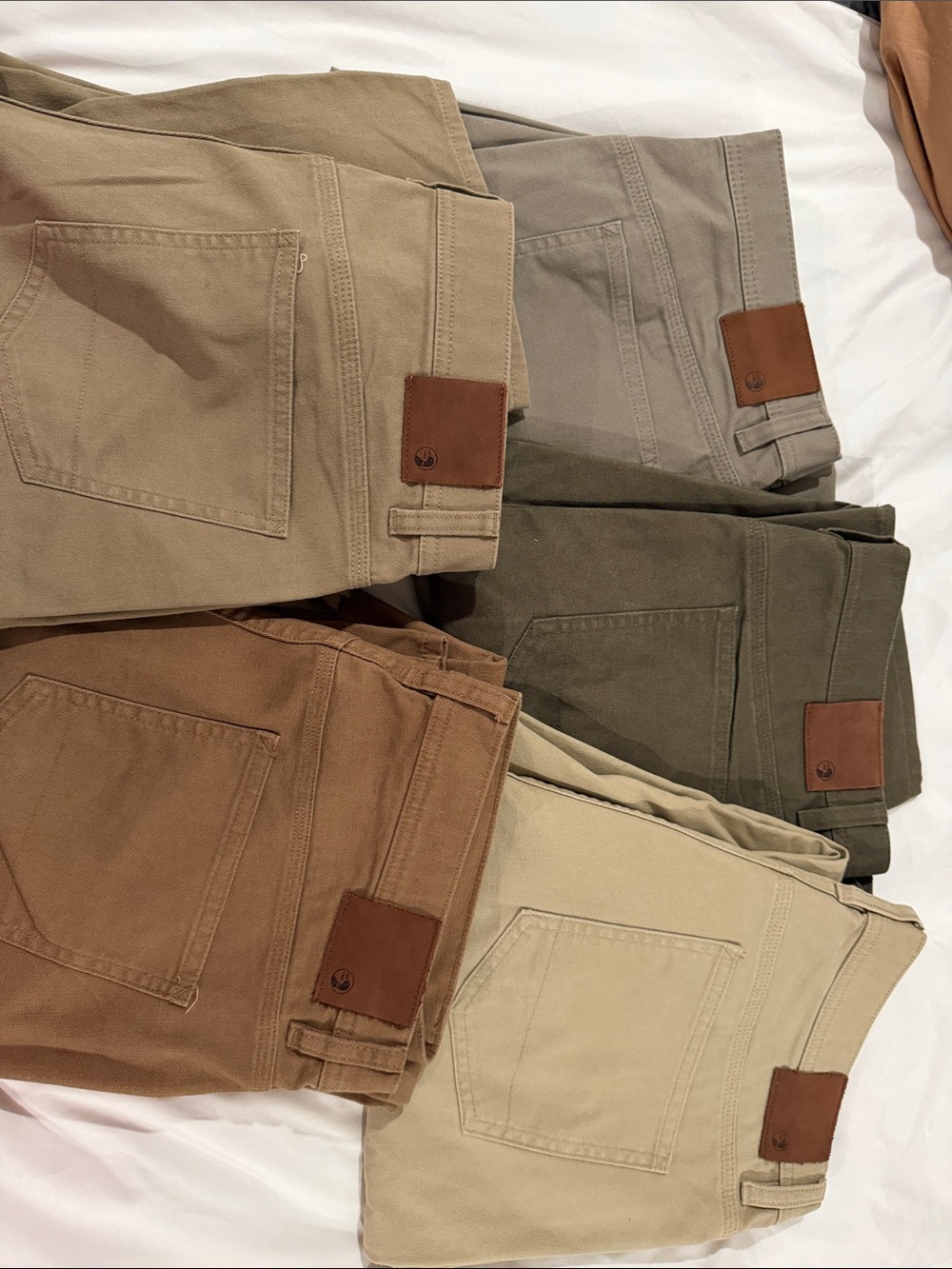 Men's Classic Cotton Chino Pants - Neutral Colors